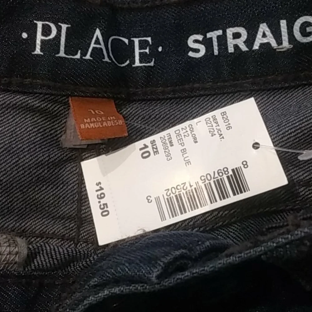 NWT Straight leg jeans boys sz 10